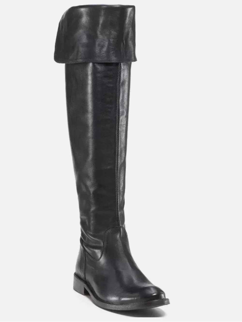 Frye Shirley women black leather over the knee boots size 9